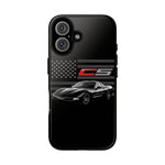 Black C5 Phone Case American Sports Car Tough Cover Gift