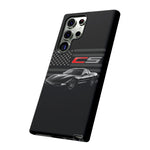Black C5 Phone Case American Sports Car Tough Cover Gift