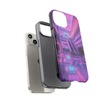 Empty Mall Escalator Vaporwave Art Tough Phone Case