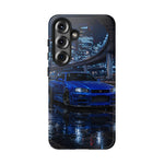 Skyline GT-R R34 Bayside Blue Tokyo Night Art Tough Phone Case