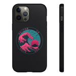 Great Dream Wave Circular Badge Vaporwave Phone Case – Japanese Aesthetic