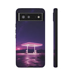 Neon Fuel Station Desert Night Tough Phone Case Cover Gift