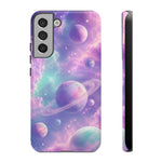Pastel Galaxy Planet Vaporwave Art Tough Phone Case