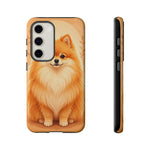 Pomeranian Tiny Fox Fluffy Art Tough Phone Case