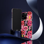 Pop Art Lips and Lightning Bolt Phone Case