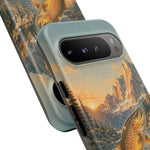 Leaping Golden Trout Lake Scene phone case | Tough Cover