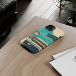 1957 Bel Air Turquoise Retro Tough Phone Case Classic Car Art Cover