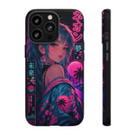 Vaporwave Kohat Pink Anime Girl Phone Case – Japanese Aesthetic