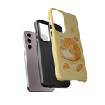 Orange Tabby Loaf Kawaii Chibi Pet Cat Art Tough Phone Case