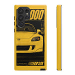 S2000 Spa Yellow Retro 90s JDM Car Tough Phone Case