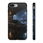 Rainy Night Sports Car S2000 phone case | Urban Cityscape, Moody Automotive