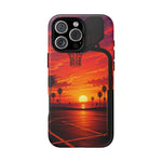 Basketball Court Sunset Phone Case | Tough Phone Case
