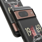 1969 Camaro SS American Flag Tough Phone Case Cover Gift Art