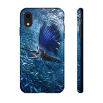 Sailfish Bait Ball Hunt Phone Case Saltwater Fishing Gift for Anglers