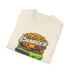 1970 Charger Classic Car T-Shirt — Vintage Muscle Car Graphic Tee