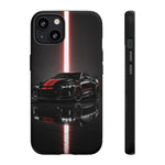 Camaro ZL1 Phone Case, Black Red Racing Stripe Studio Cover, Gift