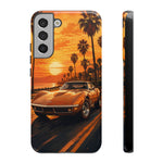 Orange Corvette C3 Stingray Sunset Palms Phone Case