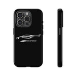 White C8 Z06 Phone Case for Chevy Fans, Tough Protective Cover