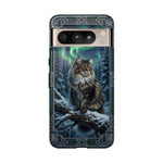 Norwegian Forest Cat Nordic Art Tough Phone Case