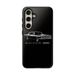 Vintage Galaxie 500 Phone Case | Classic Car Illustration, Black