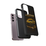 Z06 Corvette Phone Case, Yellow Neon Chrome Studio Cover