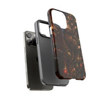 Tabby Cat on Christmas Tree phone case | Tough Case