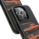1969 GTO Judge Orange Muscle Car Tough Phone Case Cover Gift