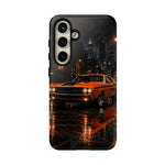 Challenger RT Phone Case, Rainy City Night Muscle Car Tough Cover
