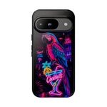 Neon Parrot Cocktails phone case | Tough Cases
