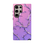 Chrome Thorn Vine Phone Case Vaporwave Tough Cover