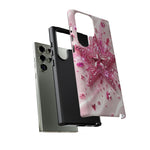 Pink Glitter Star Tough Case | Sparkle Phone Case