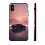C8 Corvette Silhouette Pastel Horizon Case