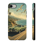 Vintage Olds 442 Convertible Coastal Drive phone case
