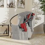1957 Chevy Bel Air Illustration Microfiber Blanket | Classic Car Throw