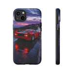 F40 Legendary Supercar Prancing Red Speed Art Tough Phone Case