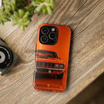 Orange Cuda Phone Case, 71 Classic Muscle Car Tough Cover