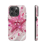 Pink Glitter Star Tough Case | Sparkle Phone Case