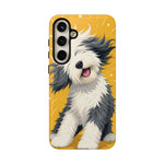 Sheepdog Hair Flip Phone Case Funny Dog Lover Gift