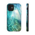 Ocean Wave Tunnel Tough Case | Turquoise Surf Phone Cover