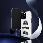 1966 Cobra Blue White Stripe Roadster Tough Phone Case Cover