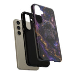 French Bulldog Galaxy Marble Art Tough Phone Case