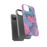 Neon Cyber Geisha phone case | Tough Case