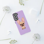 French Bulldog Bat Ears Kawaii Pet Dog Art Tough Phone Case