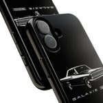 Vintage Galaxie 500 Phone Case | Classic Car Illustration, Black