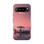 White FD RX-7 Blush Pink Sky Tough Case