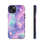 Pastel Galaxy Planet Vaporwave Art Tough Phone Case