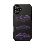 Purple R33 Skyline GTR JDM Sports Car Phone Case Tough Multi View