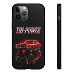 Tri-Power Classic Muscle Car GTO phone case | Retro Automotive Graphic