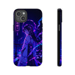 Neon Shrine Maiden phone case | Tough Case, anime vaporwave