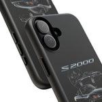 Black S2000 Roadster Collage JDM Tough Phone Case Cover Gift